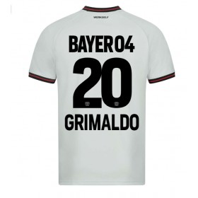 Bayer Leverkusen Alejandro Grimaldo #20 Borta Kläder 2023-24 Kortärmad